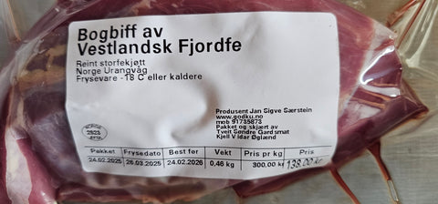 GodKu Bogbiff av Vestlandske fjordfe. KALV!