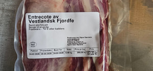 GodKu Entrecote av Vestlandske fjordfe. KALV!