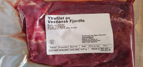 GodKu Ytrefilet av Vestlandske fjordfe. KALV!